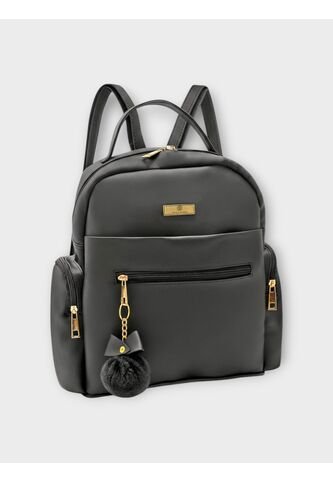 Bolso Morral Maletin Maleta Casual Mediano De Dama Mujer Karla Chacon Naty Negro KARLA CHACON