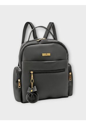 Bolso Morral Maletin Maleta Casual Mediano De Dama Mujer Karla Chacon Naty Negro