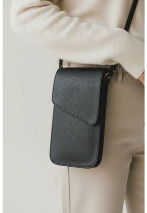 Bolso Bandolera Pequeño Manos Libres Portacelular Karla Chacon Geny Negro