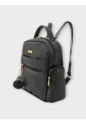 Bolso Morral Maletin Maleta Casual Mediano De Dama Mujer Karla Chacon Naty Negro