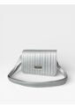 Bolso Bandolera Cartera Manos Libres Dama Mujer Karla Chacon Baru Plata de KARLA CHACON