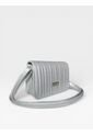 Bolso Bandolera Cartera Manos Libres Dama Mujer Karla Chacon Baru Plata de KARLA CHACON