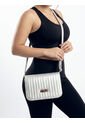 Bolso Bandolera Cartera Manos Libres Dama Mujer Karla Chacon Baru Plata de KARLA CHACON