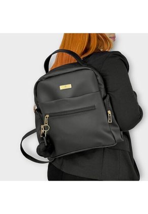Bolso Morral Maletin Maleta Casual Mediano De Dama Mujer Karla Chacon Naty Negro