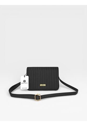 Bolso Bandolera Cartera Manos Libres Dama Mujer Karla Chacon Baru Negro KARLA CHACON