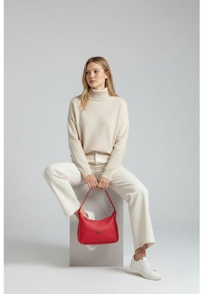 Bolso Beguette Dama Cartera Mujer Karla Chacón Praga Rojo