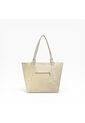 Bolso Tote Elegante Para Mujer Con Monedero Karla Chacon Gala Beige de KARLA CHACON