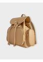 Bolso Maletin Morral Casual Para Mujer Con Herrajes Dorado Karla Chacon Abby Arena de KARLA CHACON