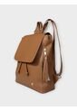 Bolso Maletin Morral Casual Mediano De Dama Mujer Karla Chacon Pace Miel de KARLA CHACON