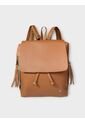 Bolso Maletin Morral Casual Mediano De Dama Mujer Karla Chacon Pace Miel de KARLA CHACON