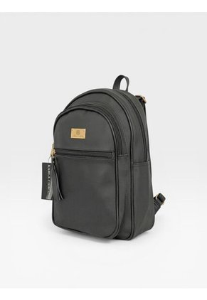 Bolso Morral Maletin Casual Mediano De Dama Mujer Karla Chacon Moka Negro
