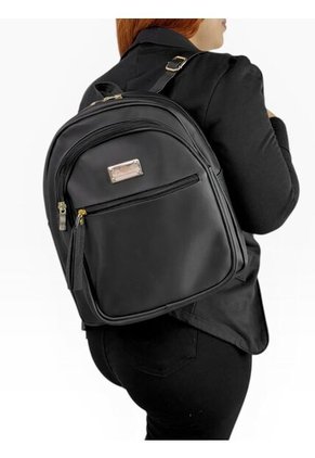 Bolso Morral Maletin Casual Mediano De Dama Mujer Karla Chacon Moka Negro