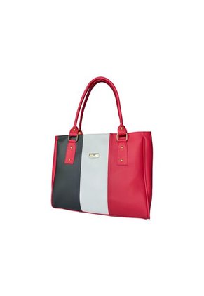 Cartera Mujer Bolso Dama Con Accesorio Karla Chacon Gera Rojo