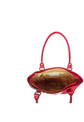 Cartera Mujer Bolso Dama Con Accesorio Karla Chacon Gera Rojo