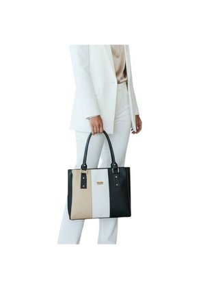 Cartera Mujer Bolso Dama Con Accesorio Karla Chacon Gera Negro