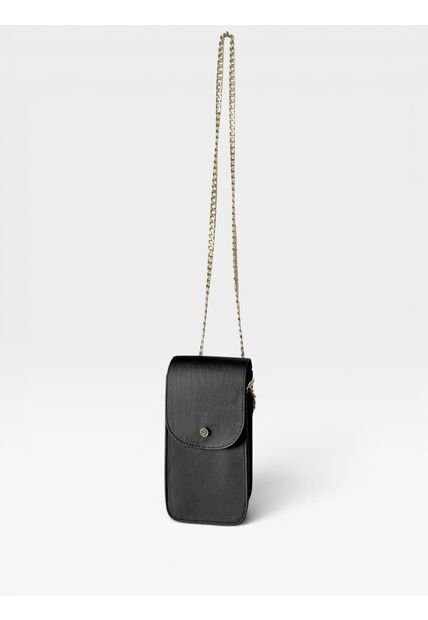Bolso Bandolera Pequeño Manos Libres Portacelular Karla Chacon Geny Negro