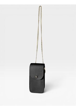 Bolso Bandolera Pequeño Manos Libres Portacelular Karla Chacon Geny Negro