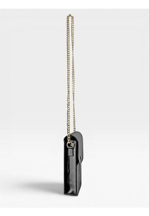 Bolso Bandolera Pequeño Manos Libres Portacelular Karla Chacon Geny Negro