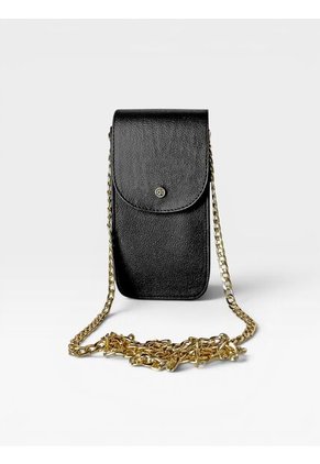 Bolso Bandolera Pequeño Manos Libres Portacelular Karla Chacon Geny Negro