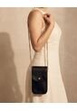 Bolso Bandolera Pequeño Manos Libres Portacelular Karla Chacon Geny Negro de KARLA CHACON