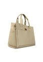 Bolso Dama Cartera Mujer Doble Funcion Mona Beige de KARLA CHACON