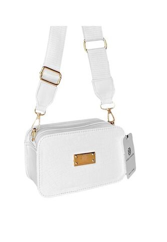 Bolso Manos Libres De Dama Mujer Karla Chacon Evah Blanco KARLA CHACON