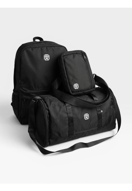 Set Tres Piezas Bolso Viajero + Morral + Bolso Porta Celular Karla Chacon 