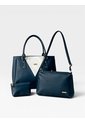 Set De Tres Piezas Bolso Tote + Bandolera + Monedero Karla Chacon de KARLA CHACON