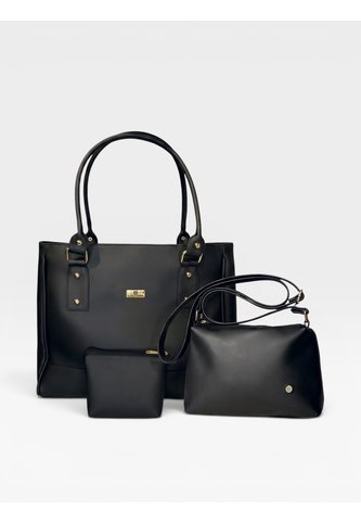 Set De Tres Piezas Combo Tote + Manos Libres + Monedero Karla Chacon KARLA CHACON
