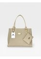 Set De Tres Piezas Combo Tote + Manos Libres + Monedero Karla Chacon de KARLA CHACON