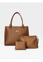 Set De Tres Piezas Combo Tote + Manos Libres + Monedero Karla Chacon de KARLA CHACON