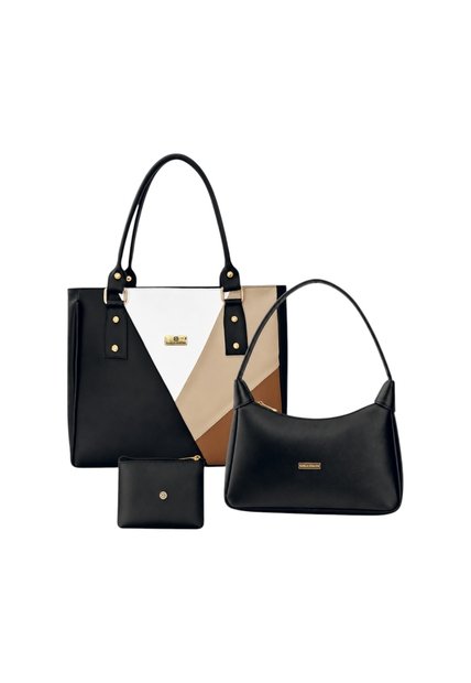 Set De Bolsos Para Mujer Bolso Tote, Bolso Baguette, Monedero Karla Chacon