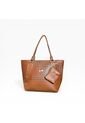 Bolso Tote Elegante Para Mujer Con Monedero Karla Chacon Gala Cafe de KARLA CHACON