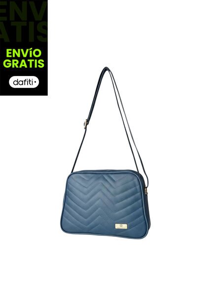 Bolso Manos Libres De Dama Mujer Karla Chacon  Tini Azul