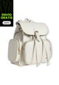Morral Casual Para Mujer Con Herrajes Dorados Y Múltiples Bolsillos Karla Chacon Abby Beige de KARLA CHACON
