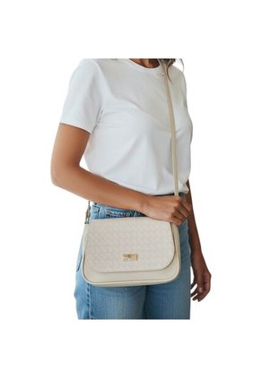 Bolso Manos Libres De Dama Mujer Karla Chacon Lara Beige