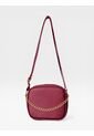 Set Dos Piezas Combo Bolso Mediano Y Manos Libres Borgoña Aria-Sade de KARLA CHACON