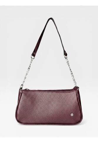 Bolso De Hombro Cartera Mujer Dama Karla Chacon Romy Vino KARLA CHACON