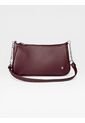 Bolso De Hombro Cartera Mujer Dama Karla Chacon Romy Vino de KARLA CHACON