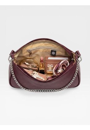 Bolso De Hombro Cartera Mujer Dama Karla Chacon Romy Vino