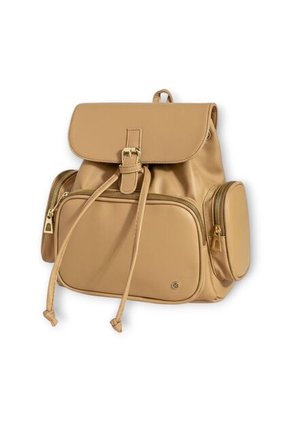 Morral Casual Para Mujer Con Herrajes Dorados Y Múltiples Bolsillos Karla Chacon Abby Arena