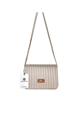 Bolso Bandolera Cartera Manos Libres Dama Mujer Karla Chacon Baru Dorado KARLA CHACON