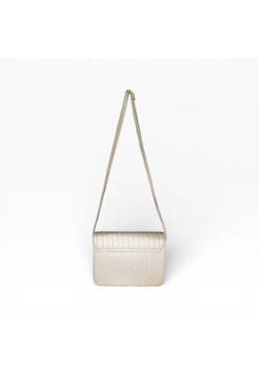 Bolso Bandolera Cartera Manos Libres Dama Mujer Karla Chacon Baru Dorado