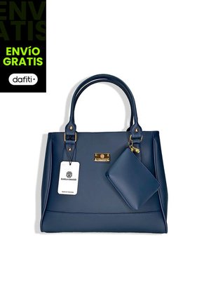 Bolso Dama Cartera Mujer Karla Chacon Crez Azul