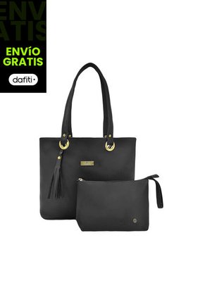 Bolso Dama Cartera Mujer Karla Chacon Gady Negro
