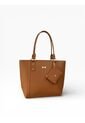 Set De Bolsos Para Mujer Bolso Tote Mila + Bolso Manos Libres Nova + Monedero Karla Chacon Miel de KARLA CHACON