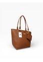 Set De Bolsos Para Mujer Bolso Tote Mila + Bolso Manos Libres Nova + Monedero Karla Chacon Miel de KARLA CHACON