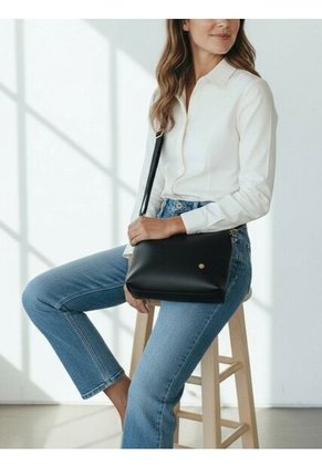 Bolso Manos Libres De Dama Mujer Karla Chacon Cuba Negro