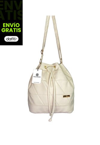 Bolso Manos Libres De Dama Mujer Karla Chacon Nena Beige KARLA CHACON