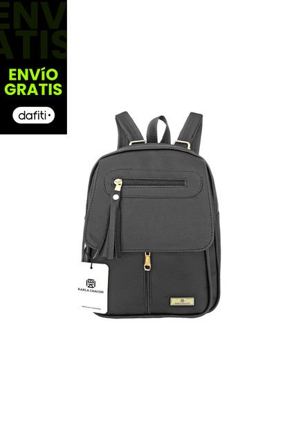 Morral Casual Pequeño Karla Chacon Fabi Negro